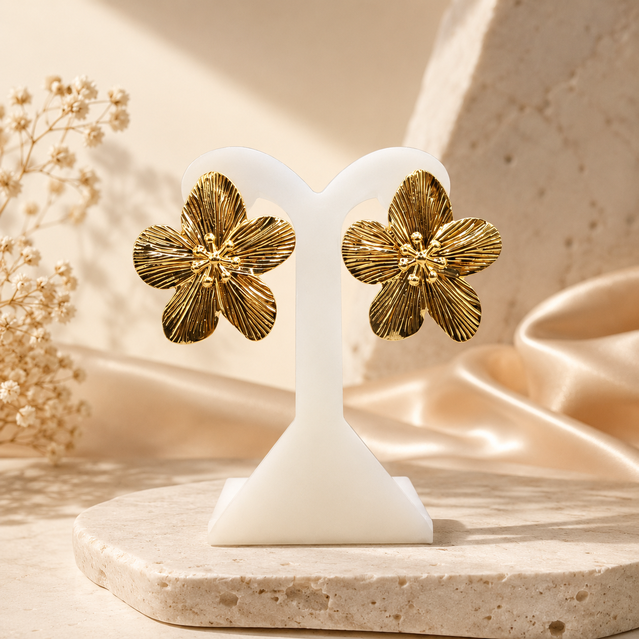 aretes flor aurelia aretes flor aurelia