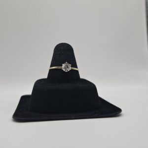 anillo solitario Élysia